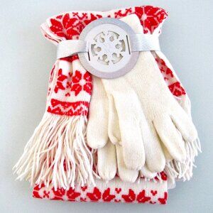 New York & Co. (NWT) Women's Knit Scarf & Glove Set